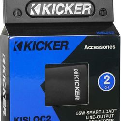 Kicker 46KISLOC2 K-Series Stereo Line-Output Converter w/Remote Turn-On Output