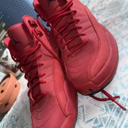 7Y Jordan Retro Gym Red 12s  