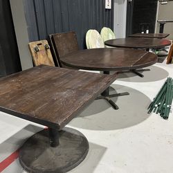 Wooden Banquet Tables