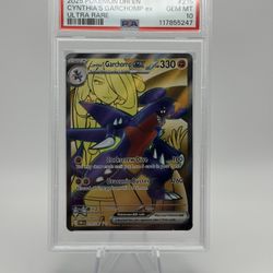 2025 POKEMON DRI EN-DESTINED RIVALS ULTRA RARE #215 CYNTHIA'S GARCHOMP EX PSA 10