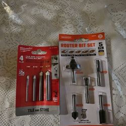 Milwaukee
Carbide Natural Stone Drill Bit Set and Router Bit Set
