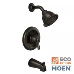 Banbury Single-Handle 1-Spray 1.75 GPM Tub and Shower Faucet in Mediterranean Bronze Valve Included