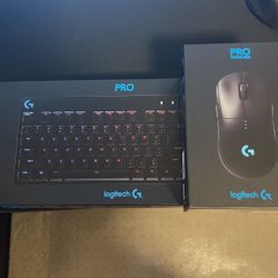 Logitech G Pro Gaming Mouse and Keyboard TKL