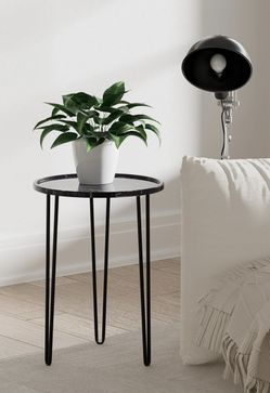 Faux Marble Side Tables