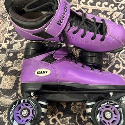 Purple Riedell Dart Roller Skates Quad Speed Skate Size 8 Mens 9 Womens