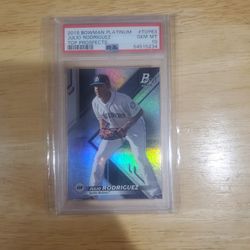 2019 Bowman Platinum Julio Rodriguez  Top Prospects PSA  GRADED 10