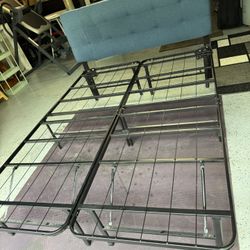 Headboard, 14 Inch Metal Platform Bed Frame, No Box Spring Needed, Sturdy Steel Frame, Adjustable Headboard Height, Full 
