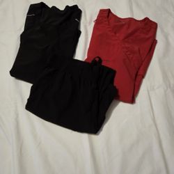 Women's Medium Scrubs 2 Tops 1 Bottom 