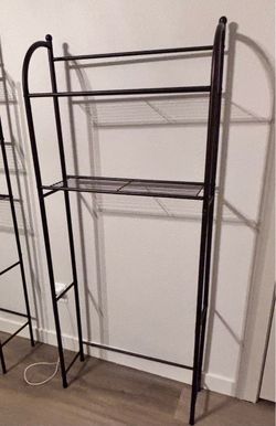 Over the toilet shelf
