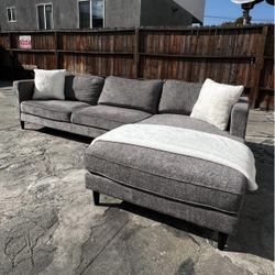 Grey Living Spaces Sofa Sectional 