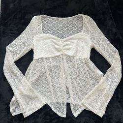 Lace Ivory Long Sleeve