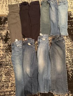 Boys, Clothing, Pants, Jeans, Size 8, Medium 10 Pairs