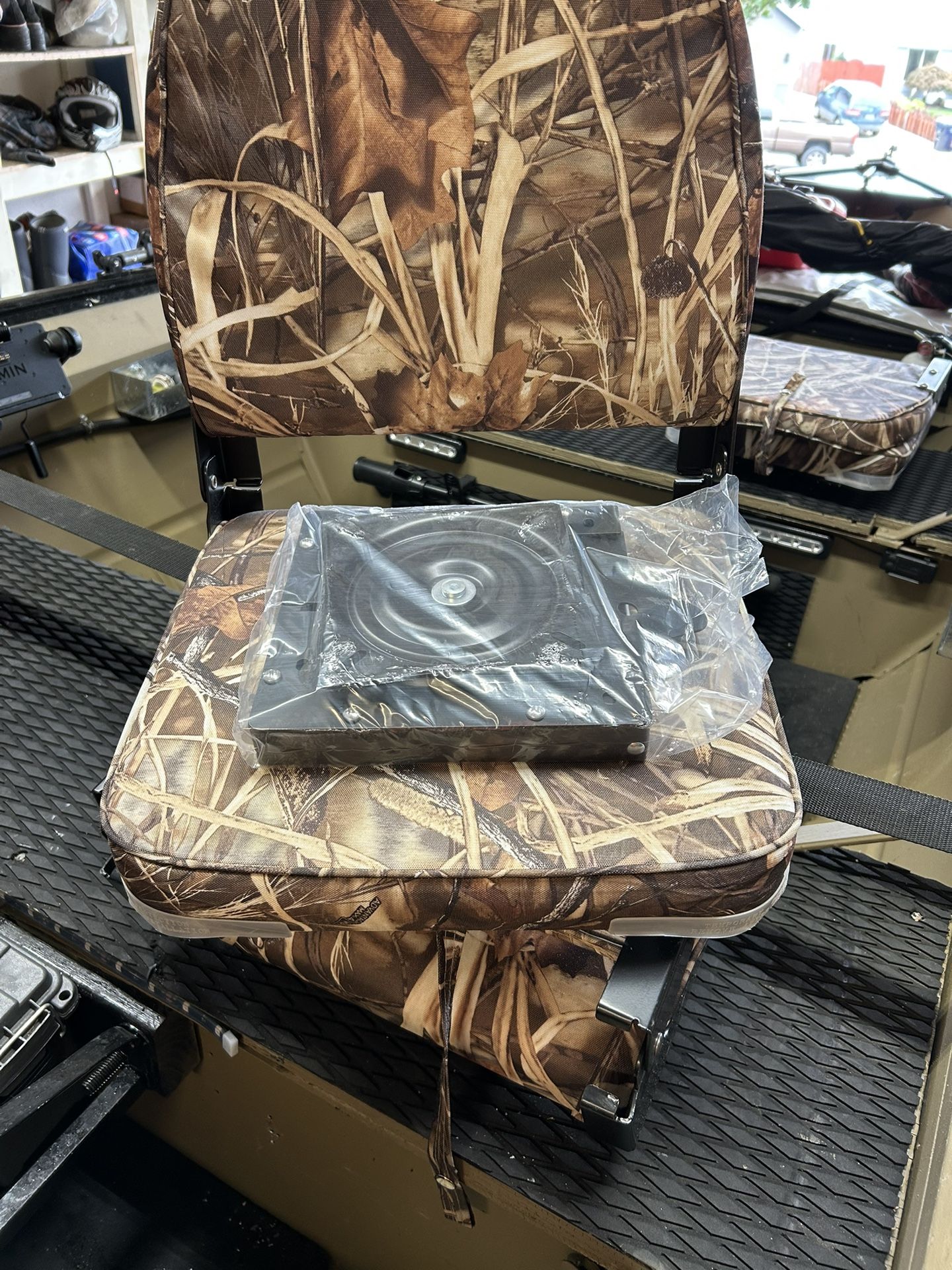 Camo Folding Boat Seat
