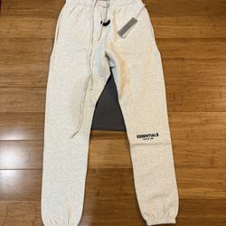 Essentials Light Oatmeal Sweatpants