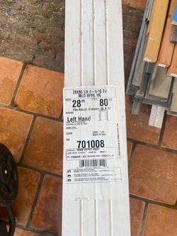 Masonite 28x80 Left Hand 6-Panel Interior Door