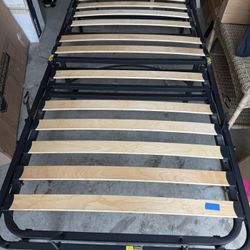 Twin size Foldable Bed Frame Heavy Duty 