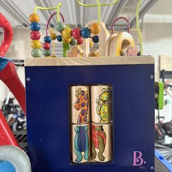 Wooden Activity Cube