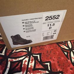 New Steel Toe Safety Boots Size 11.5