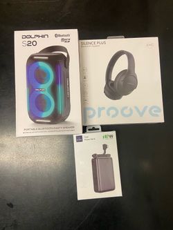 Dolphin S20 Bluetooth Speaker, Silence Plus Headset, Tank Power Bank