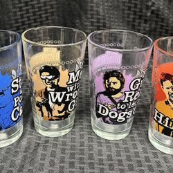 Set of 4 The Hangover Movie Drinking Glasses 