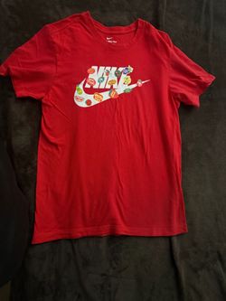 Nike Graphic T-Shirt Red Fruit Sticker Logo