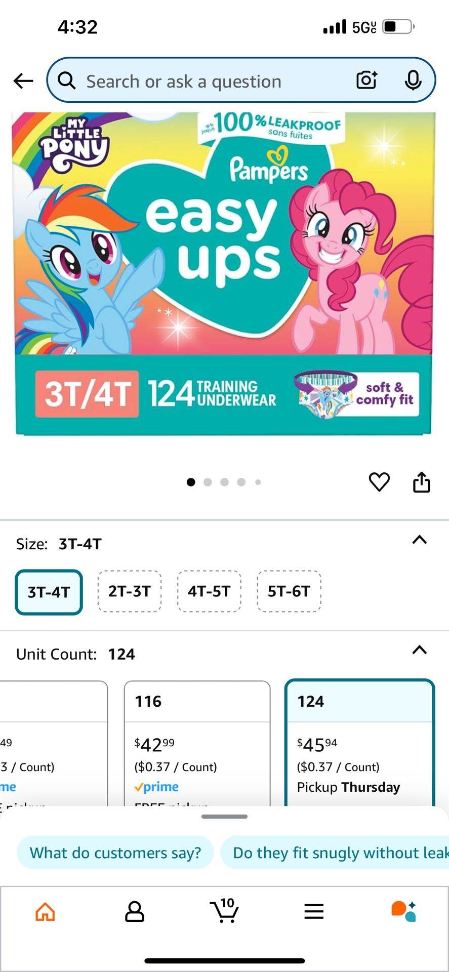 Pampers Baby Easy Up Diapers 