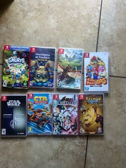 Nintendo Switch Games $15 Each One Price Firm