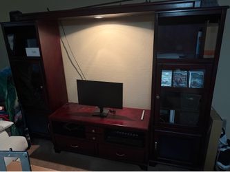 Cherry entertainment center