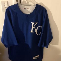 Kansas City Royals Majestic Men’s MLB BP Jersey L 
