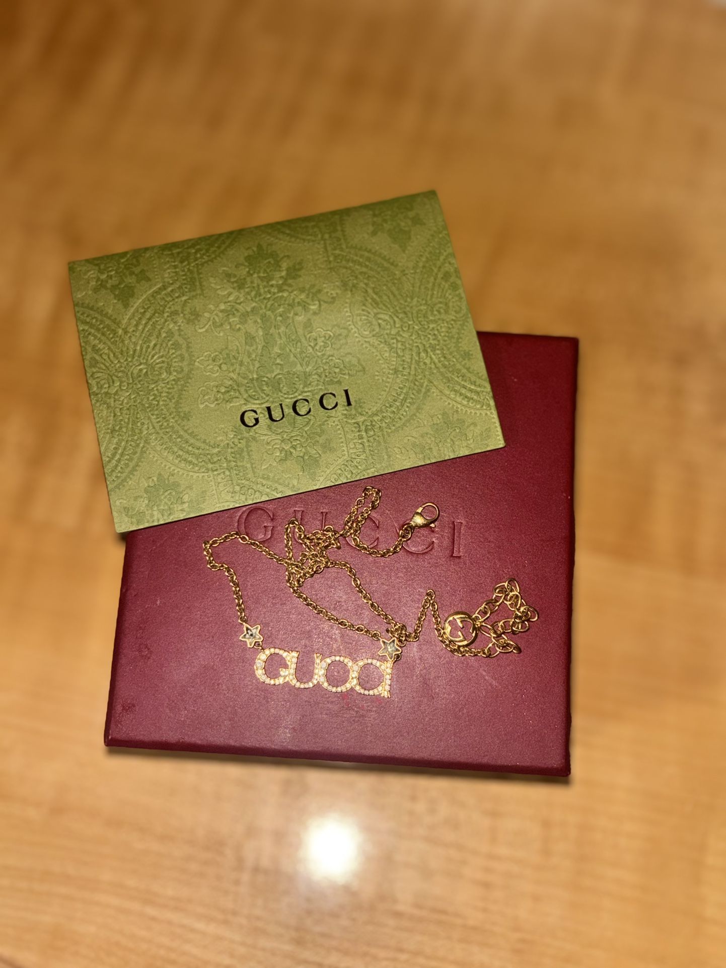 Gold Gucci Necklace
