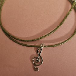 Music Note Necklace 