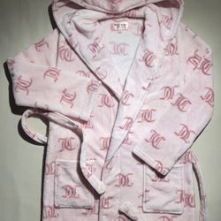 💖 Juicy Couture Pink Plush Robe – Size S/M