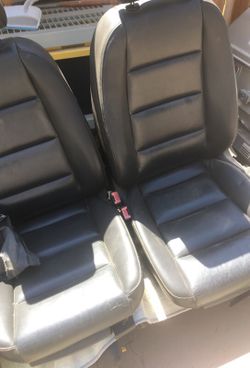 Audi A4 front and rear seats with arm rests