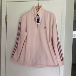 Adidas  3/4 Zip In Blush New With Tags!!