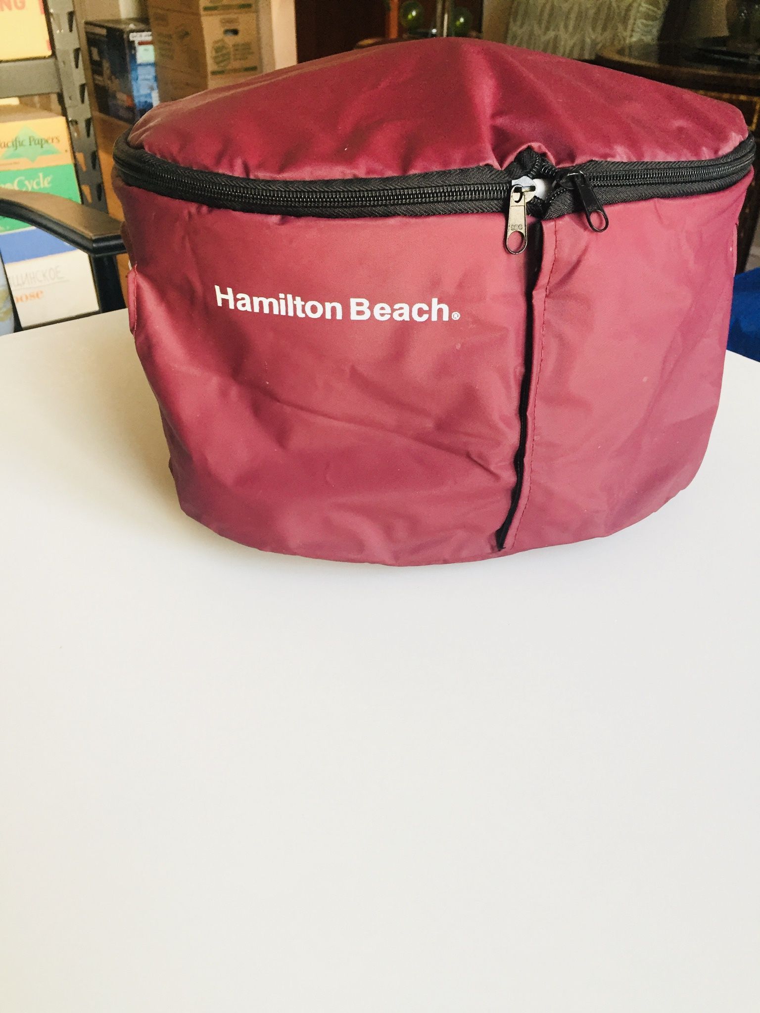 Hamilton Beach Slow Cooker. Very efficient device for healthy food preparation. Bargain price. Like new condition. 3 Quarts. Model 33130TC; Type SC19 