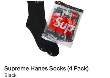 Supreme x Hanes Socks Brand New DS
