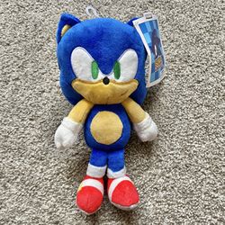 Sonic The Hedgehog Kidrobot Phunny Small Plush Toy Sega Sonic
