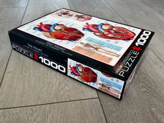 The Heart 1000 Piece Jigsaw Puzzle Eurographics Used 1x Like new