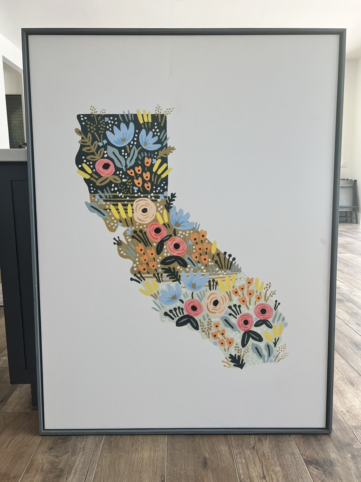 State Of California Art On Canvas $75
