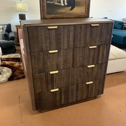 Burnt Oak Reclaimed Wood Chest