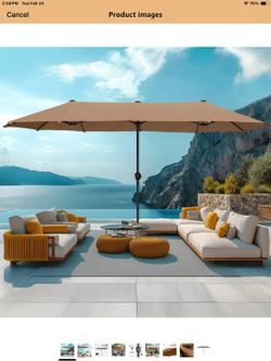 13ft outdoor patio umbrella