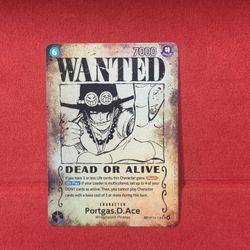 One Piece - Portgas.D.Ace Wanted