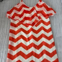 Zigzag spring dress