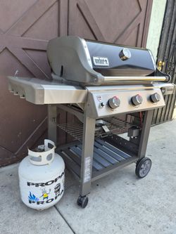 Weber bbq grill propane