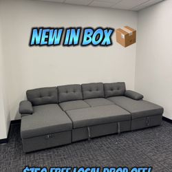 U Shape Sectional Couch 🛋️ Brand New In Box 📦 Free Local Drop Off 