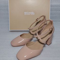 Michael Kors Heels Pumps. Beige. Size 8.5 Women's Shoes. Brand New In Box. Authentic 