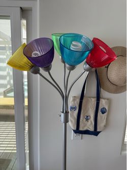 Freestanding color lamps rare European multi color model