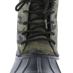 Weatherproof Vintage Men's Camouflage Waterproof Duck Boots Shoes Green Size  10
