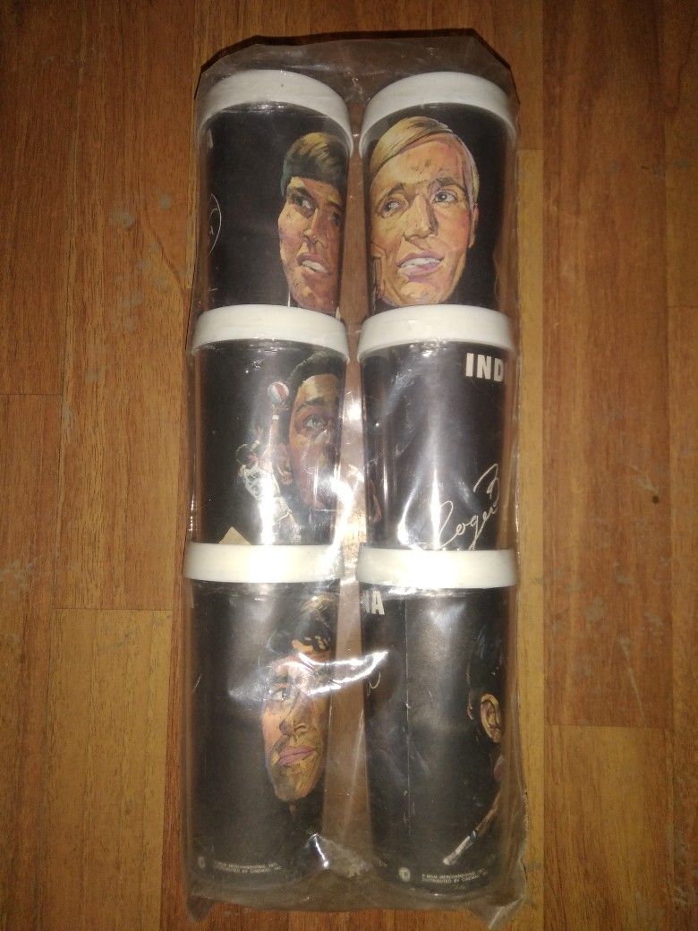 Vintage ABA Pacers Cups