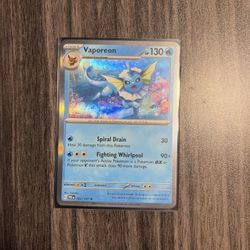 Pokémon Vaporeon 022/131 Sv: Prismatic Evolutions Reverse Holo NM